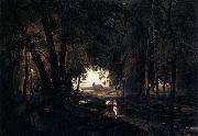 The Woods near Spandau Karl Blechen